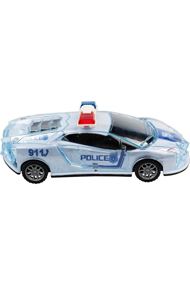 Genel Markalar Kırılmaz Korumalı Işıklı ve Sesli Çek Bırak Polis Arabası