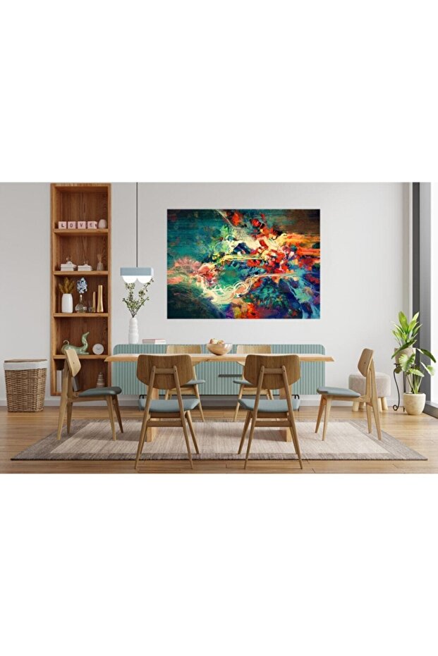 Soyut Modern Kanvas Tablo - 1