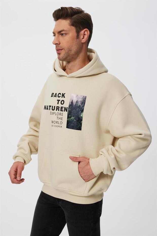 Jerome Erkek Sweatshırt Ekru - 3