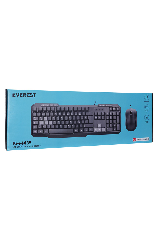 Siyah Usb Q Multimedia Klavye + Mouse Set - 6