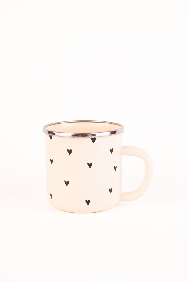 Black Cupid Emaye Kupa - 1