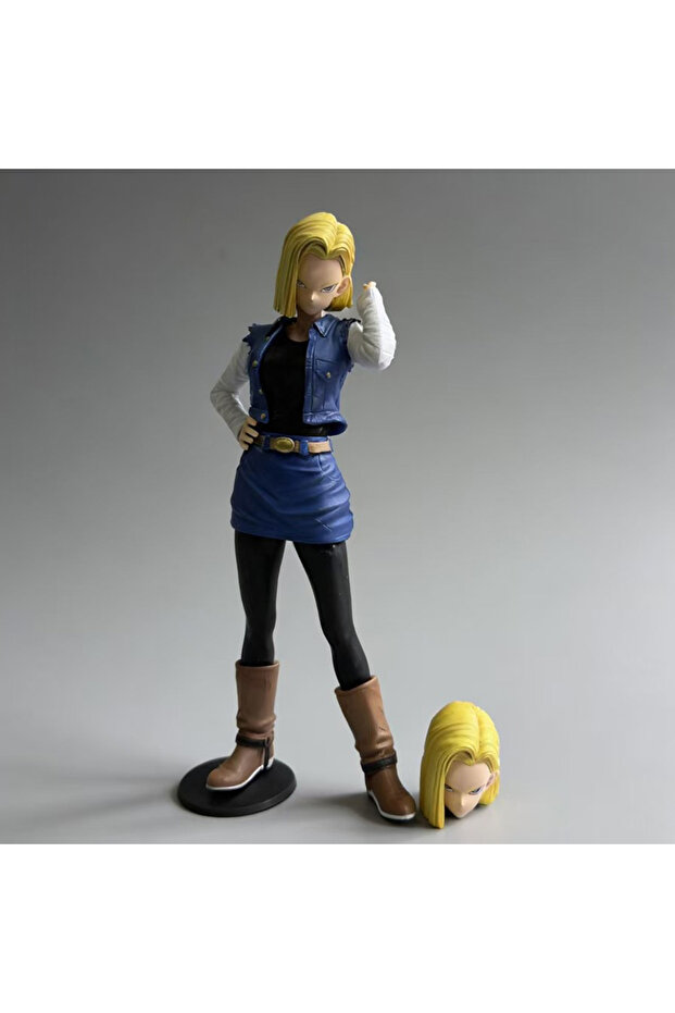 Bandai No box Anime Dragon Ball Z Android 18 Figure Android 18 26cm PVC Action Figurine Collection M