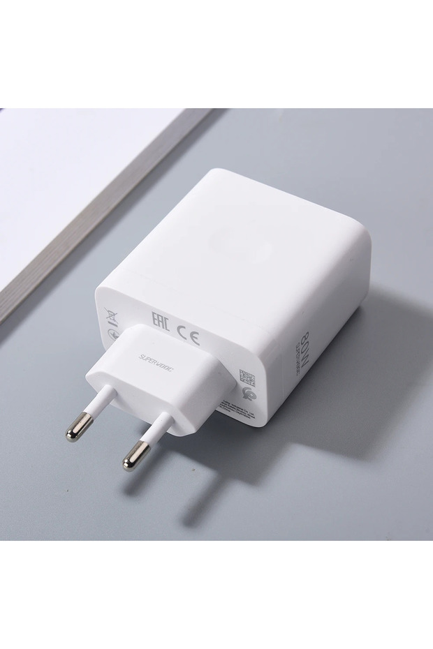 EU Only EU For Reno 15 14 Pro 80W SuperVOOC Charger EU Fast Charging Power Adapter USB C Cable For