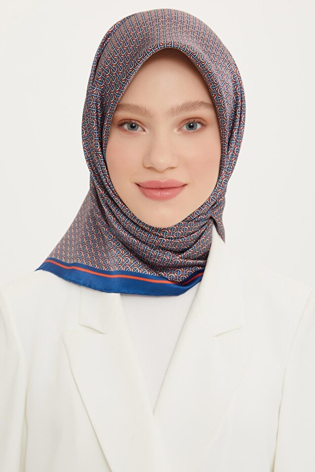 Nostalgia Twill Silk Scarf 8733D-33