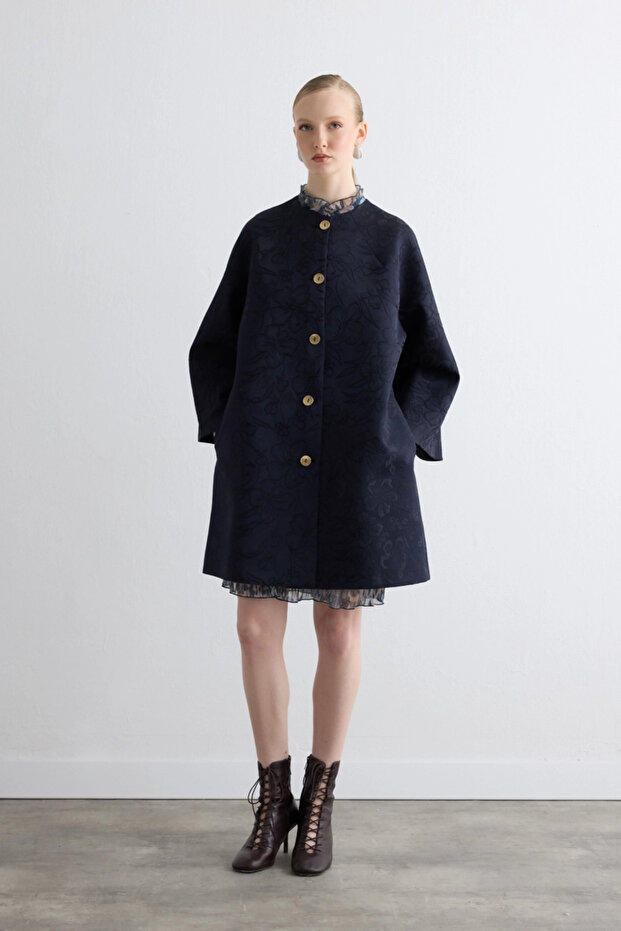 Jakar Kaftan - Lacivert - 1