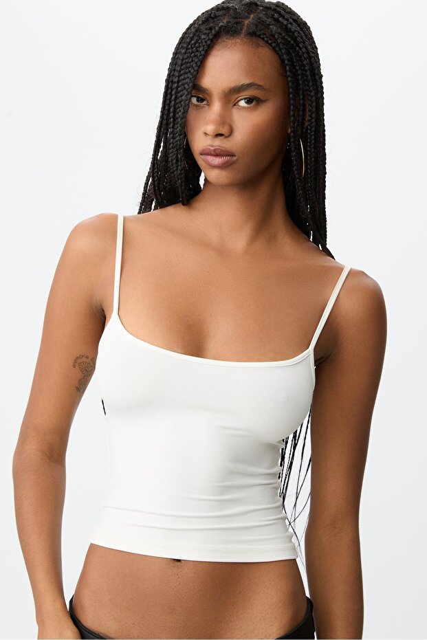 Polyamide strappy top - 2