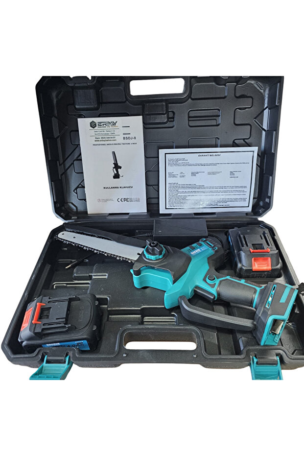 Tera Akülü Testere 4 Amper Çift Batarya - 3