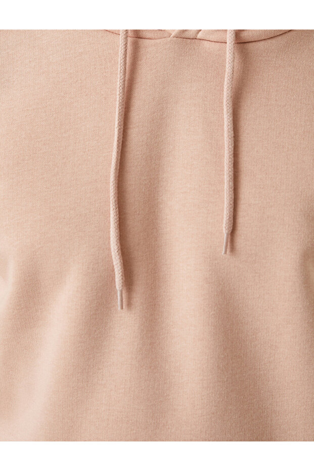 Basic Sweatshirt Kapüşonlu - 6