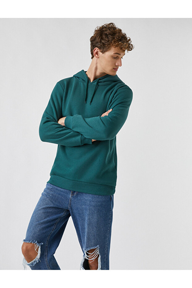 Basic Sweatshirt Hoodie - 2