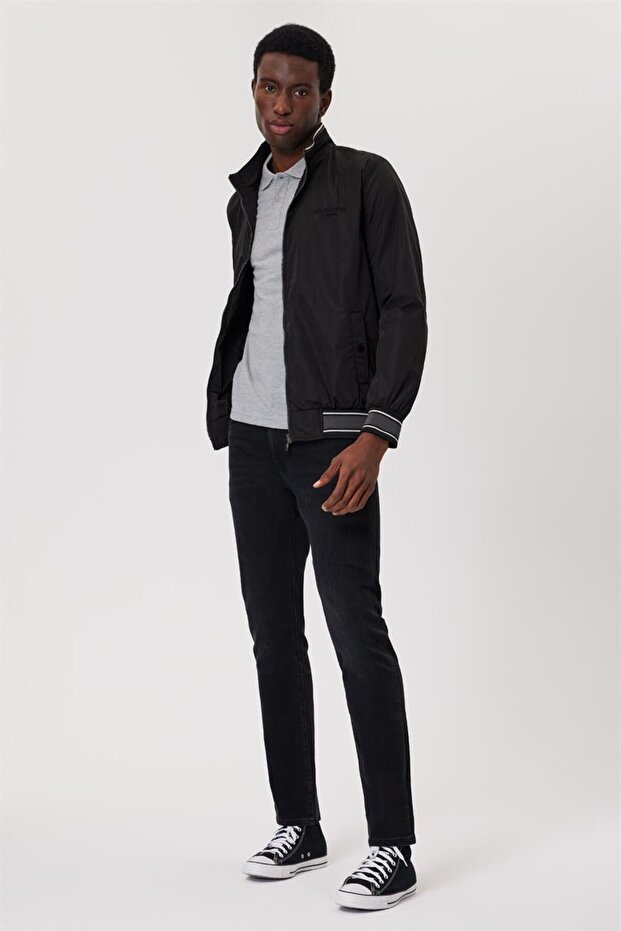 Willard men's woven jacket black