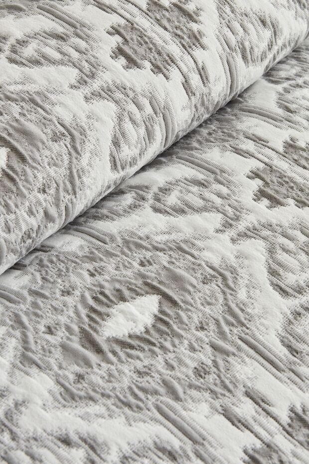 Neos Gray Double Bedspread Set - 6