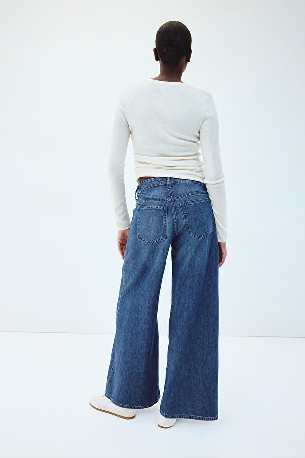 MAMA Wide Low Jeans - 4