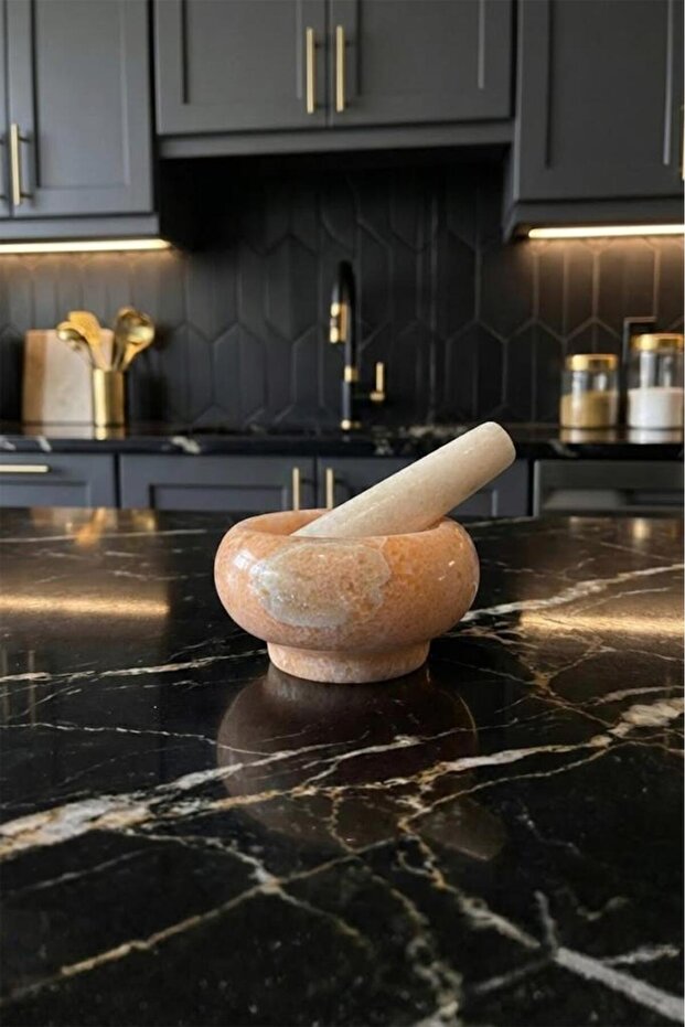 Mortero - Mermer Havan Sarı - 6