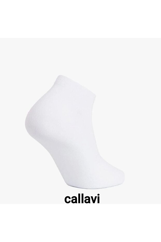 Ciorapi albi bumbac moale - 5