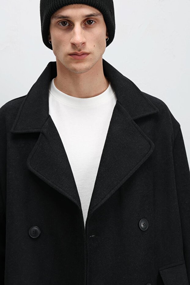 Oversize Kaban Siyah - 8