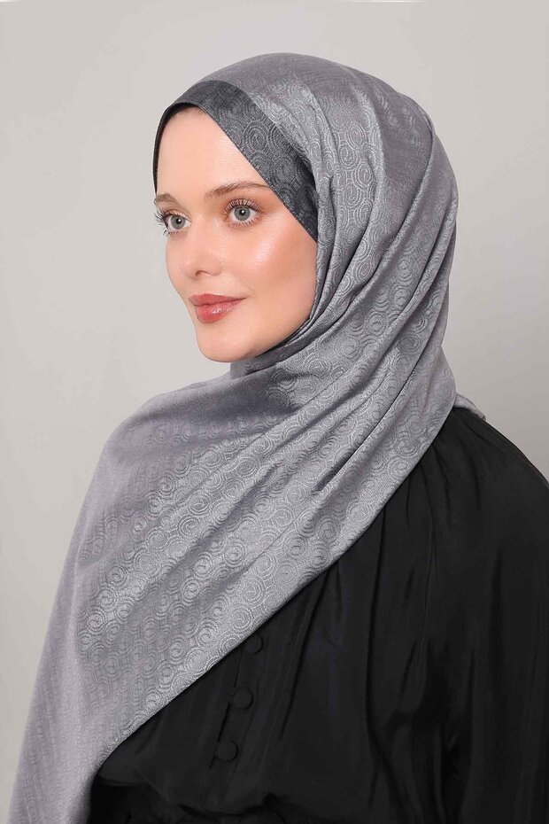 Smoked Ring Pattern Monogram Shawl - 2