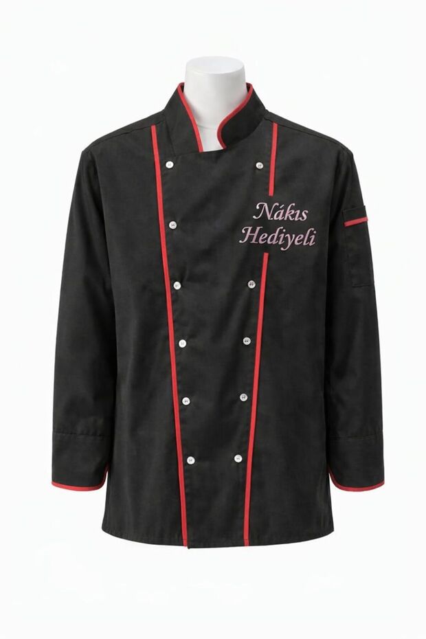 Chef Jacket – Professional Cook Uniform, Chef Shirt Chef Uniform with Embroidery Gift