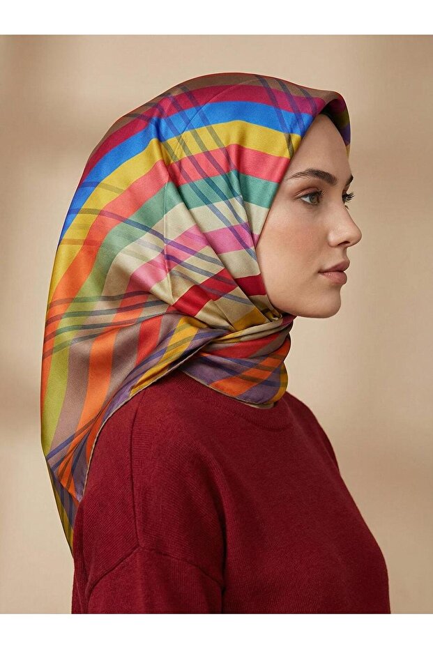 وشاح حريري - 9107D-01 - سورة