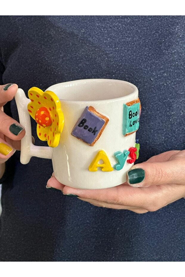 Kitap Figürlü İsimli Kupa - 2