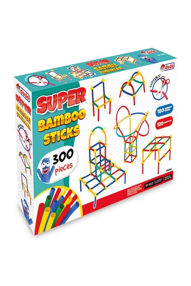 Oyuncak Süper Bambu Çubuklar 300 Parça 03462 - 2