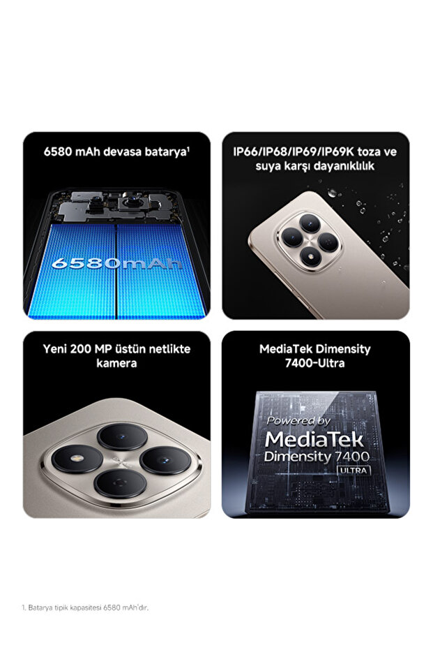 Redmi Note 15 Pro 8 GB+256 GB Siyah - 3