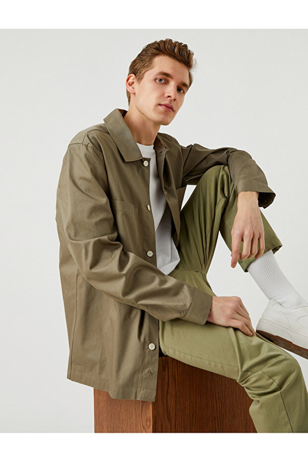 Basic Shirt Jacket - 1