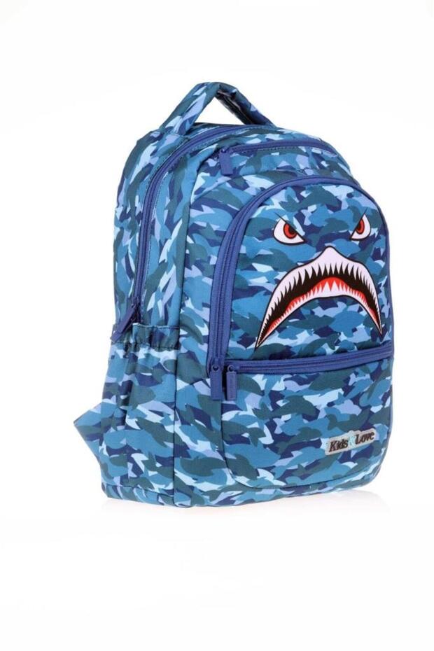 حقيبة ظهر للأطفال من Kids&Love موديل Square Shark L5123