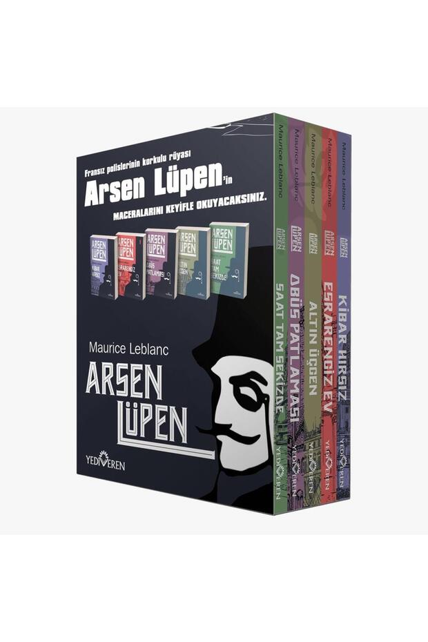 Arsen Lüpen Boxed 5 Book Set/ Maurice Leblanc / Yediveren