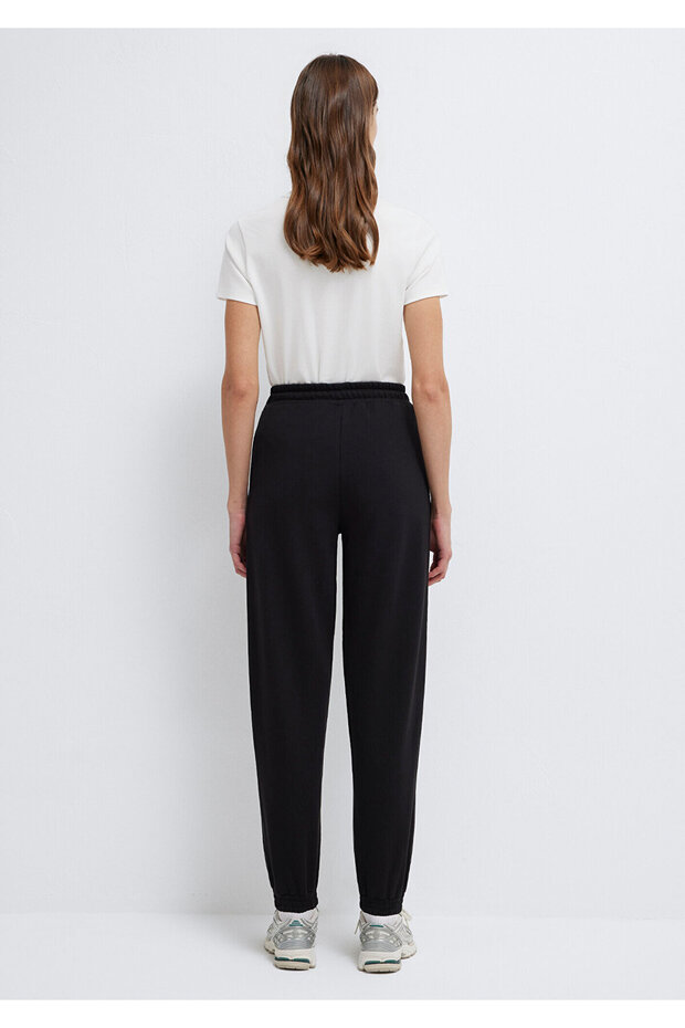 Siyah Basic Eşofman Altı 1600903-900 - 6