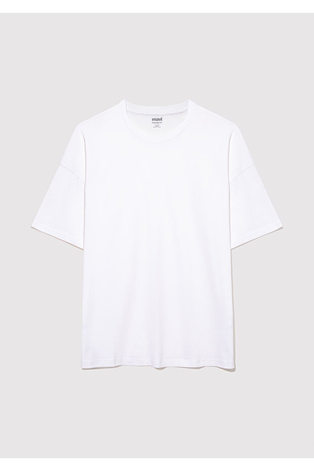 2li Oversize Basic Tişört Oversize / Geniş Kesim 0612162-620 - 7