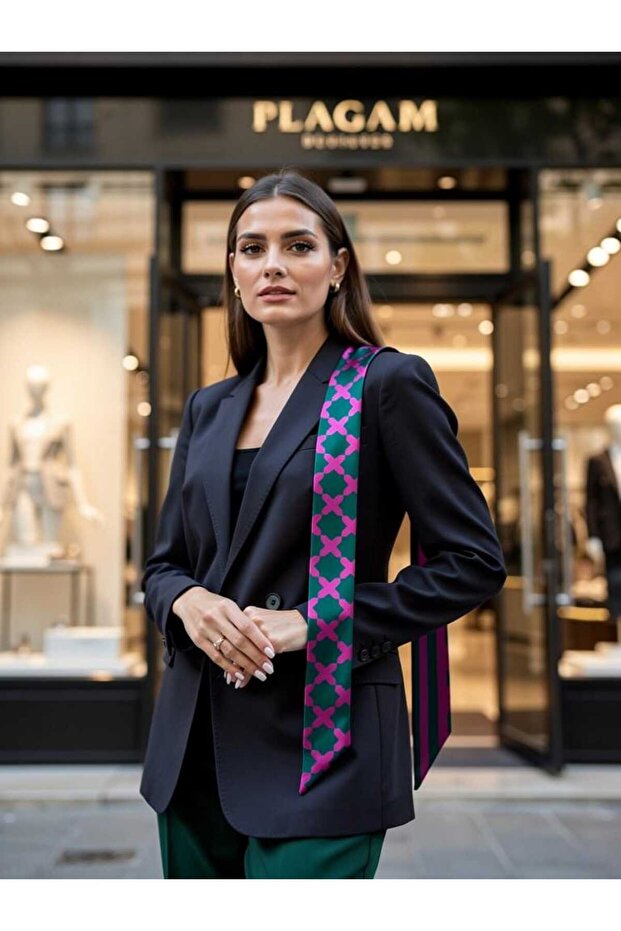 Fular Yaka Gömlek - 4