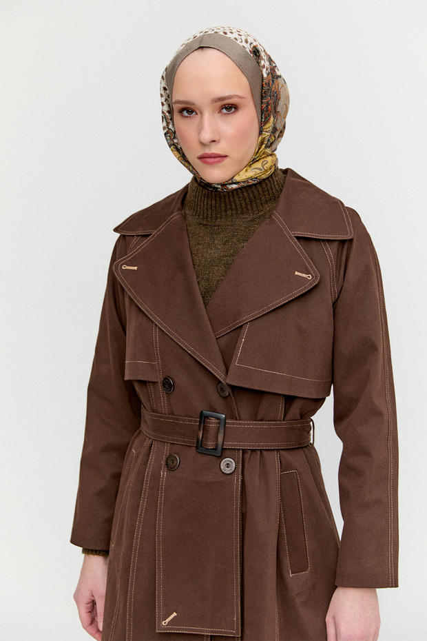 Katmanlı Pamuk Pardesü - 6