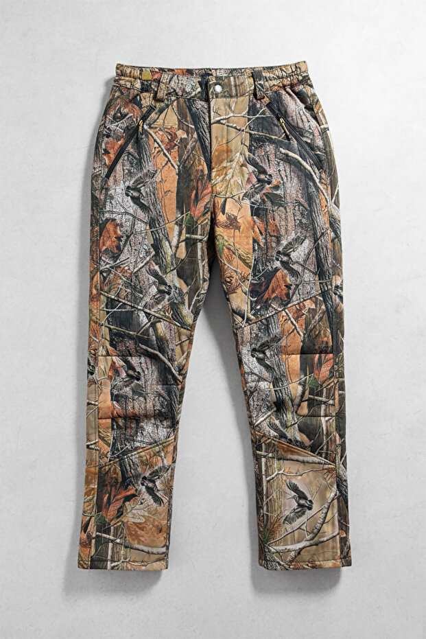 Winter Unisex Outdoor Hunting Camouflage Forest Pattern Softshel Snow Water Windproof Pants