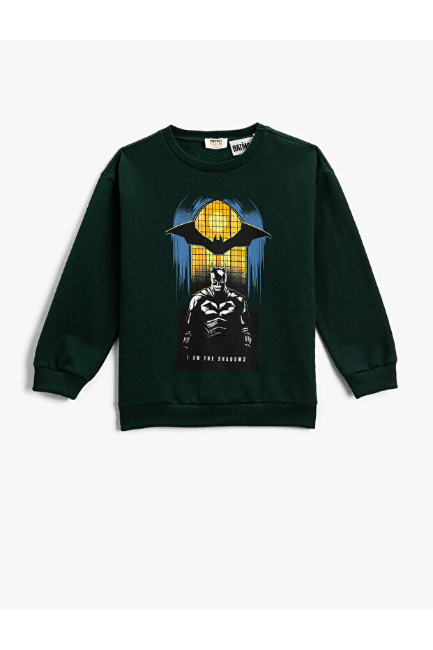Batman Sweatshirt Licensed Long Sleeve Crew Neck
