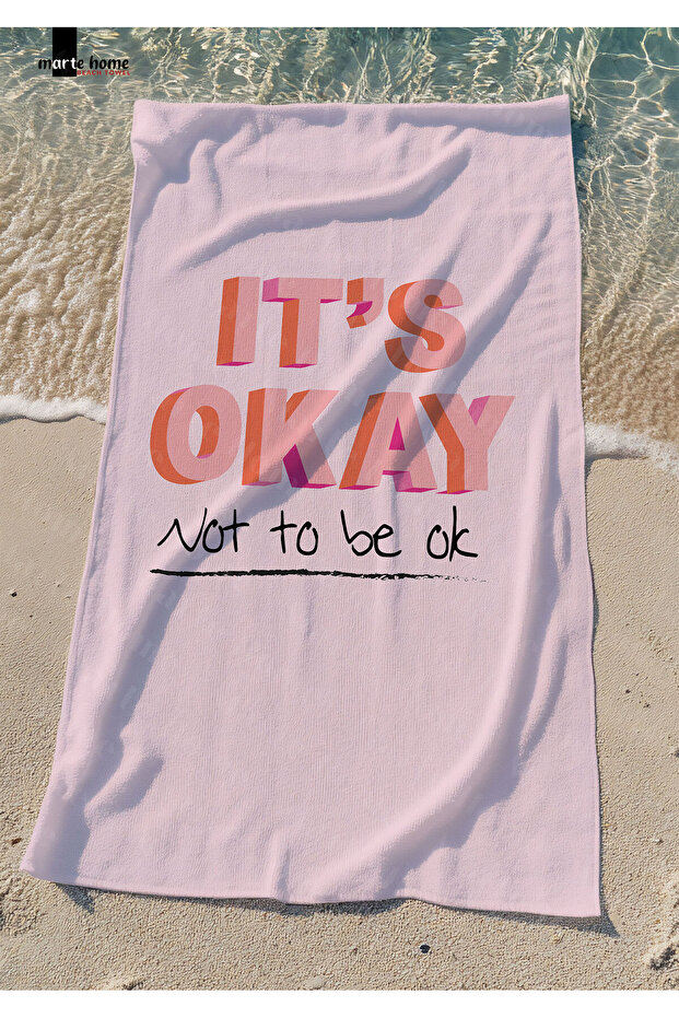 منشفة شاطئ ملونة مطبوعة من IT'S OKEY