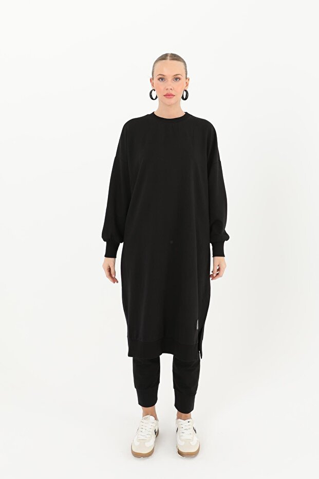 Kadın Basic Tunic - 30645TUN - BLACK - 4