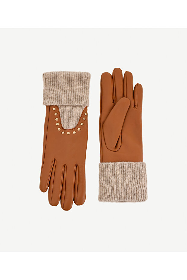 Triko Detaylı Eldiven - 2