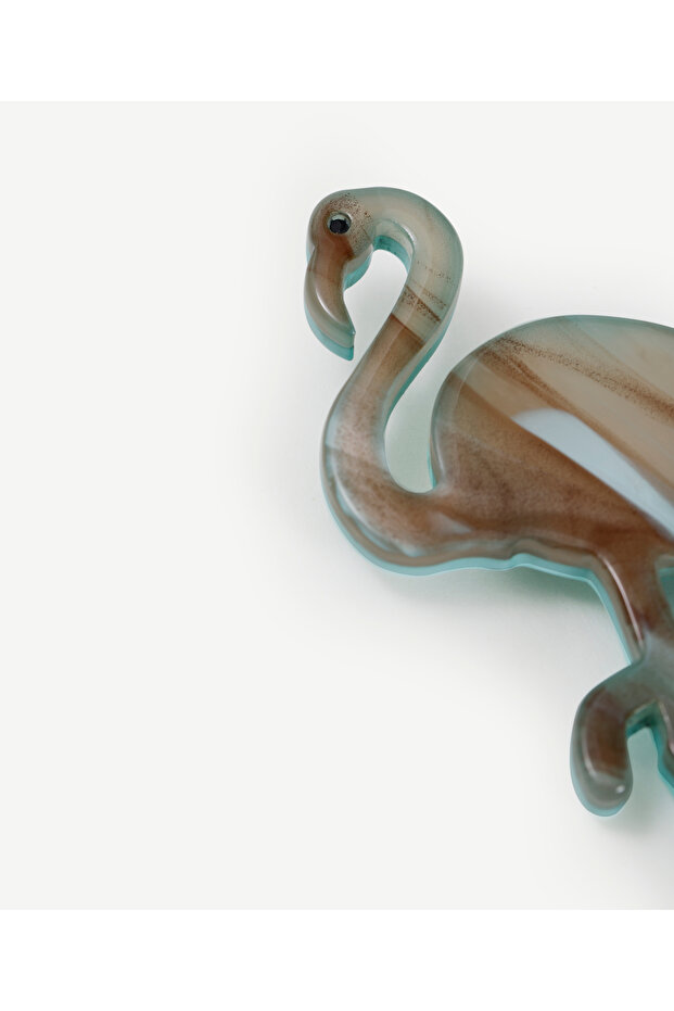Flamingo Figürlü Broş - 2