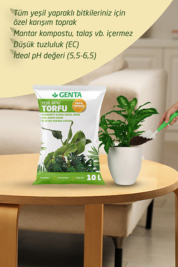 Yeşil Bitki Torfu 10 Lt - 2