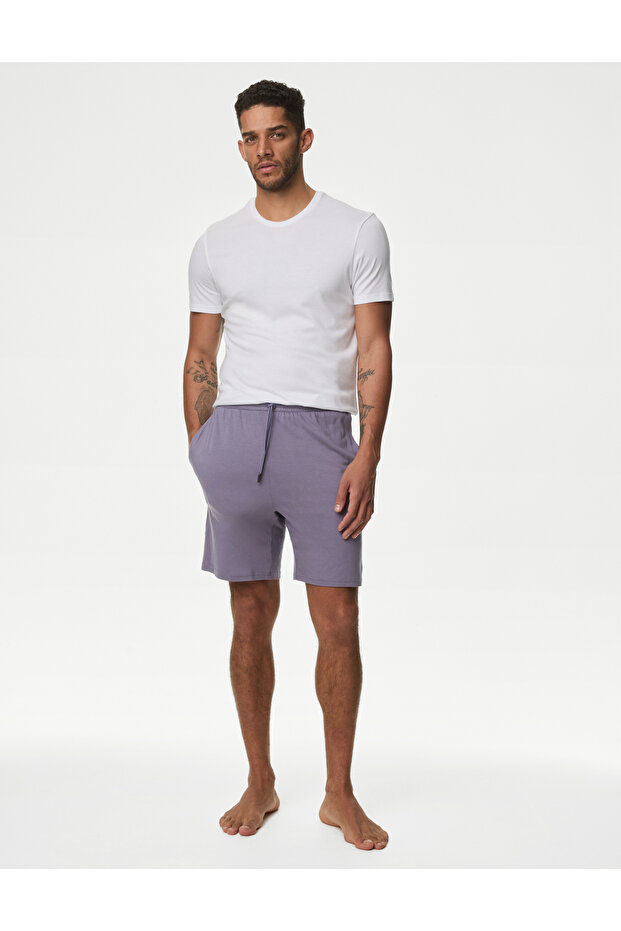 Regular Fit Supima® Pijama Altı - 1