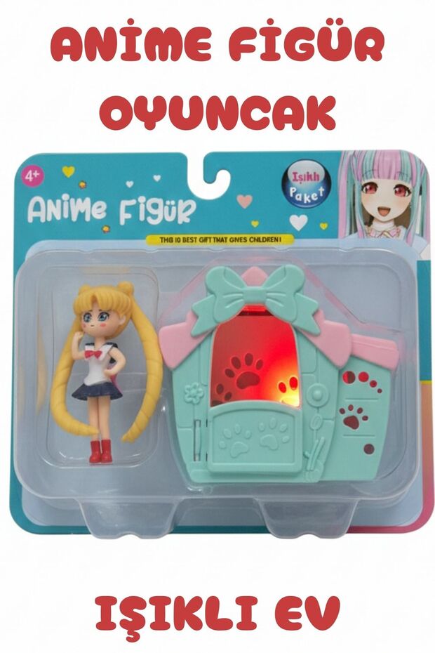 ANİME FİGÜR OYUNCAK IŞIKLI EV - 1