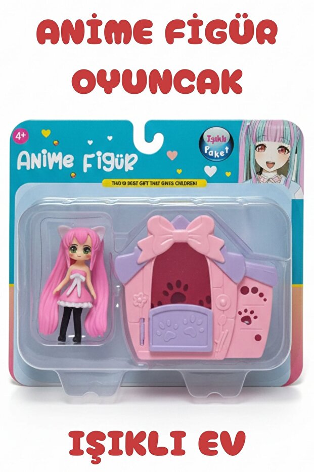 ANİME FİGÜR OYUNCAK IŞIKLI EV - 6