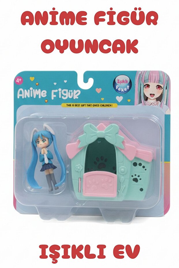 ANİME FİGÜR OYUNCAK IŞIKLI EV - 3