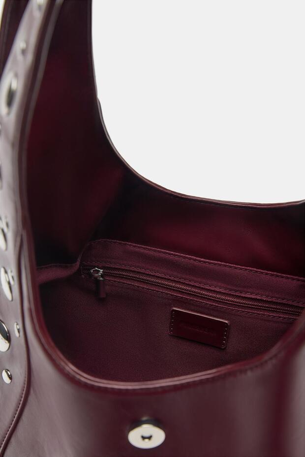 Çıtçıt detaylı kol çantası - 5