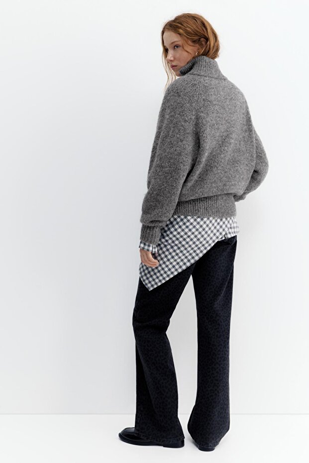 Fermuar yakalı kazak - 4