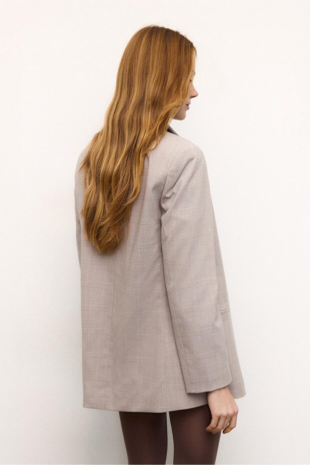 بليزر مفتوح مخطط - 5