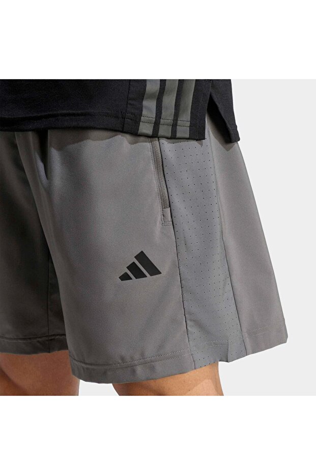 Workout Essentials Erkek Gri Şort (KD2949) - 4