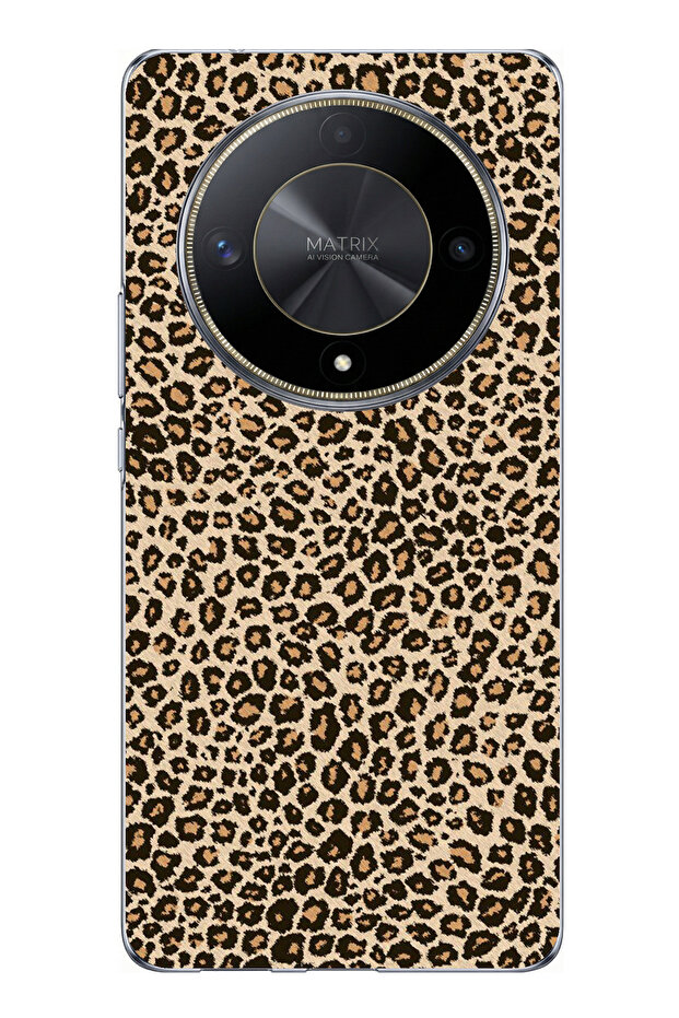 Honor X9B Compatible Leopard Design Printed Silicone Case - 1