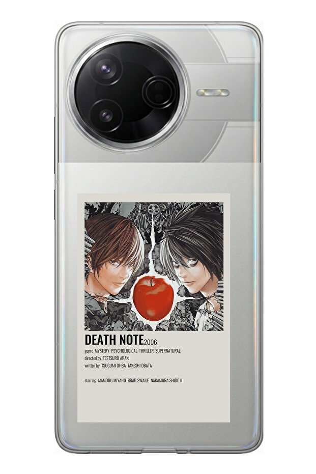 Poco F7 Pro Compatible Death Note Poster Designed Printed Silicone Case - 1