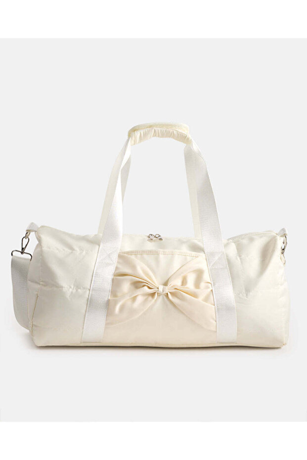 Women White Embellished Active Holdall